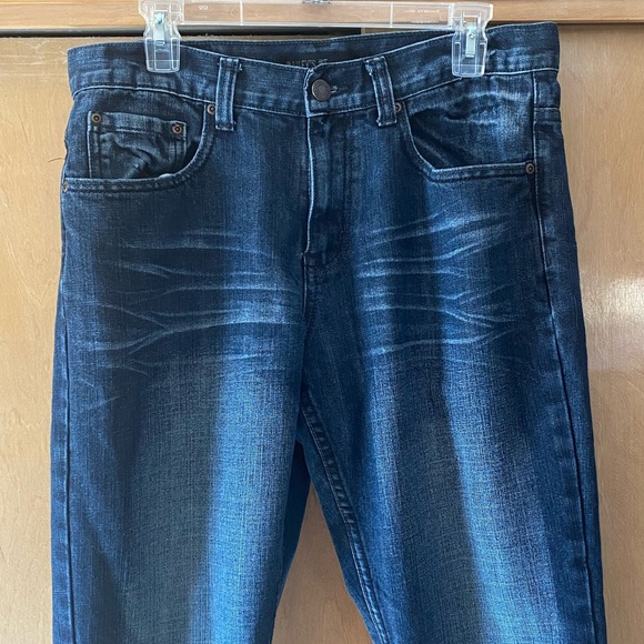 Men’s Sz 32W 30L Baileys Pt. Dark Wash Denim Original Bootcut Jeans - Picture 2 of 5